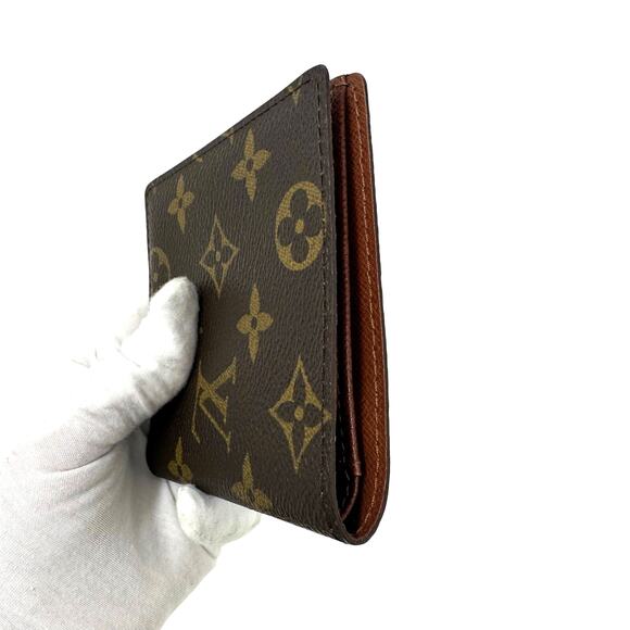 Louis Vuitton LV Monogram Slim Profile Bifold Wallet Card Holder - Picture 4 of 12
